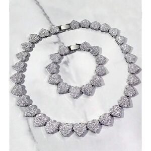 Iced Heart Necklace
